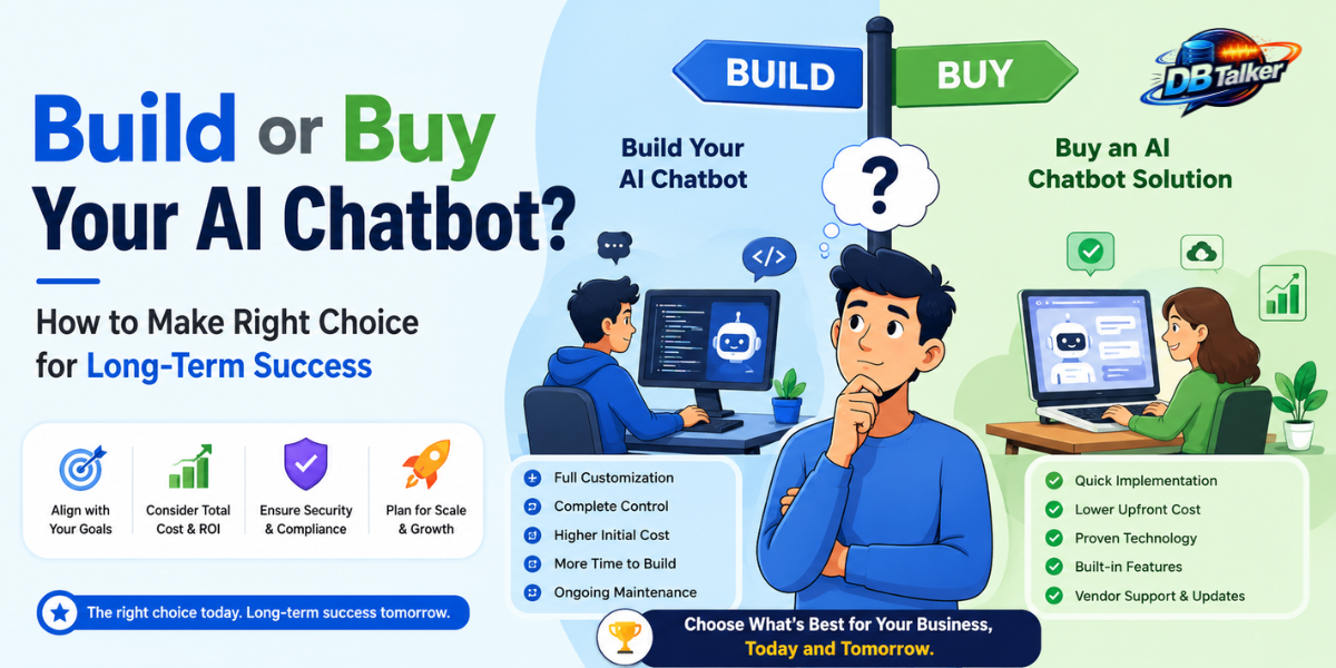 Build or Buy Your AI Chatbot? How to Make Right Choice for Long-Term Success